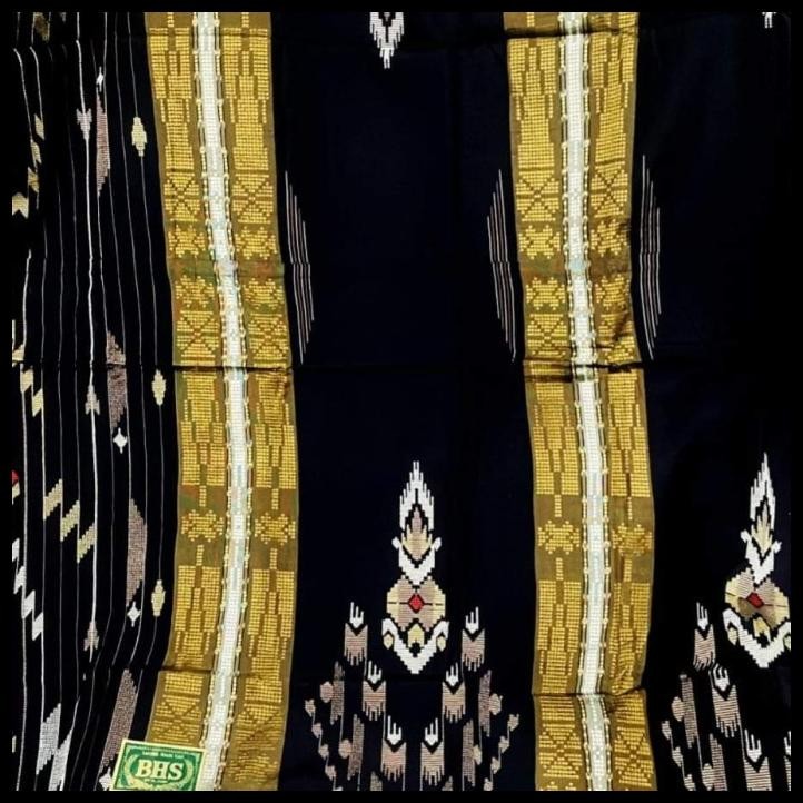terbaru sarung bhs sge hitam limited sutra spunsilk 210 gold original best seller