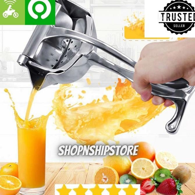 

SALE! PERASAN PEMERAS BUAH JERUK LEMON ALAT PERAS MANUAL STAINLESS JUICER