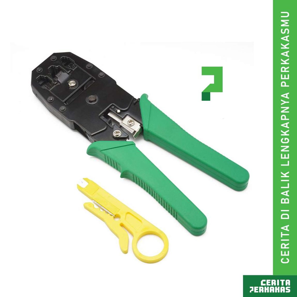 Tool Crimping 3 Hole RJ45 RJ11 CP / Tang Krimping Kabel LAN