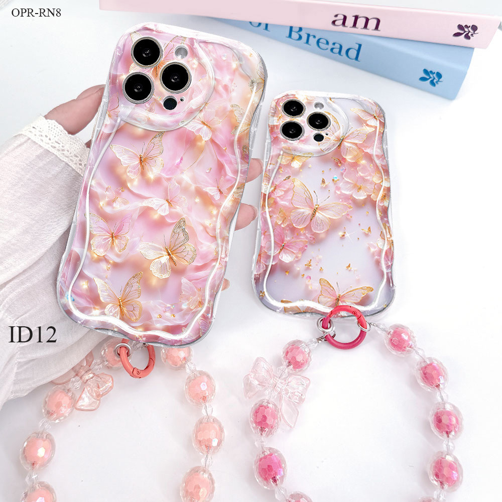 Casing Hp Untuk OPPO Reno 15F 14F 13F 11 11F 10 8 8T 7 7Z 8Z 6 5 5F 4 4F R15 R17 Pro 4G 5G Tali Cass
