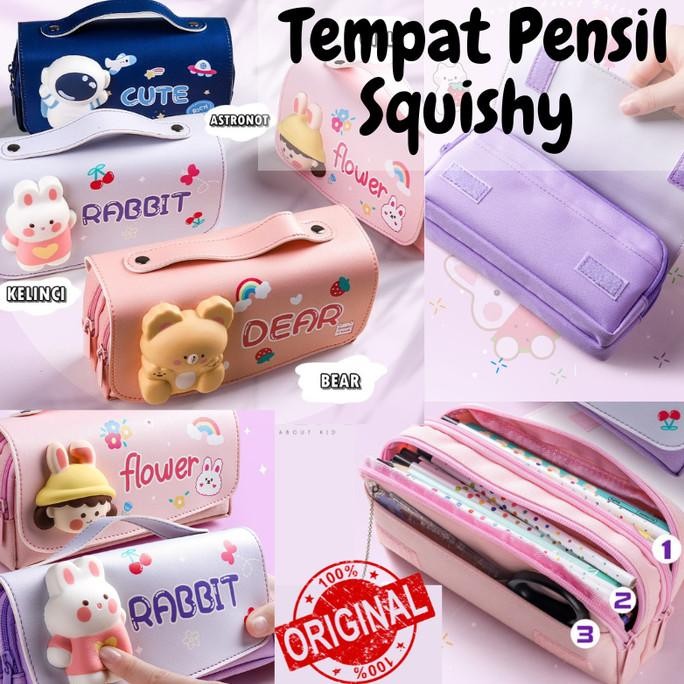 

Tempat Kotak Pensil Anak Squishy 3D Pensil Case Waterproff Pc0018 Original Dan Terpercaya