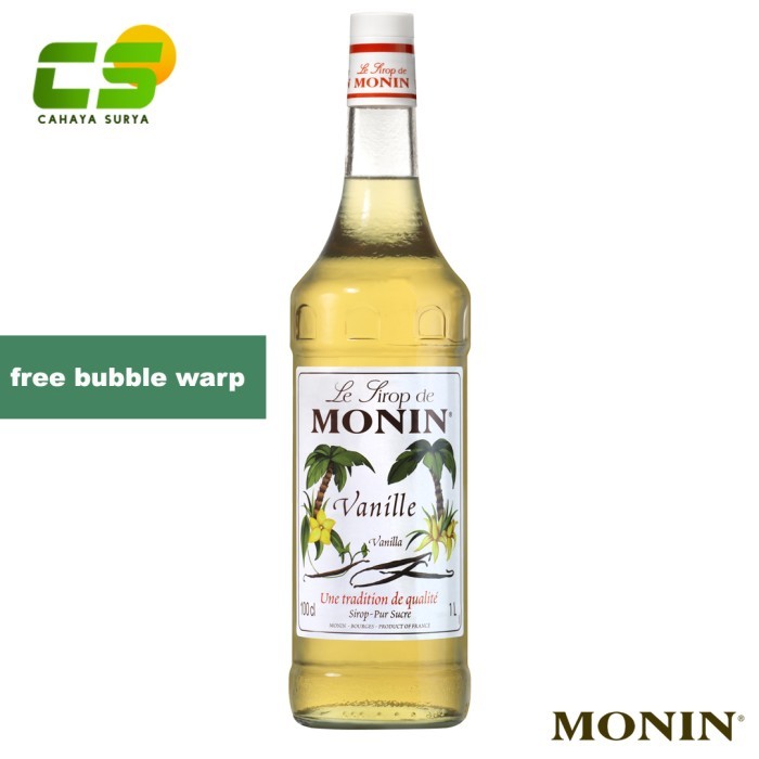 

Monin Syrup/Sirup - Vanilla Syrup 1000 ml / 1 Liter