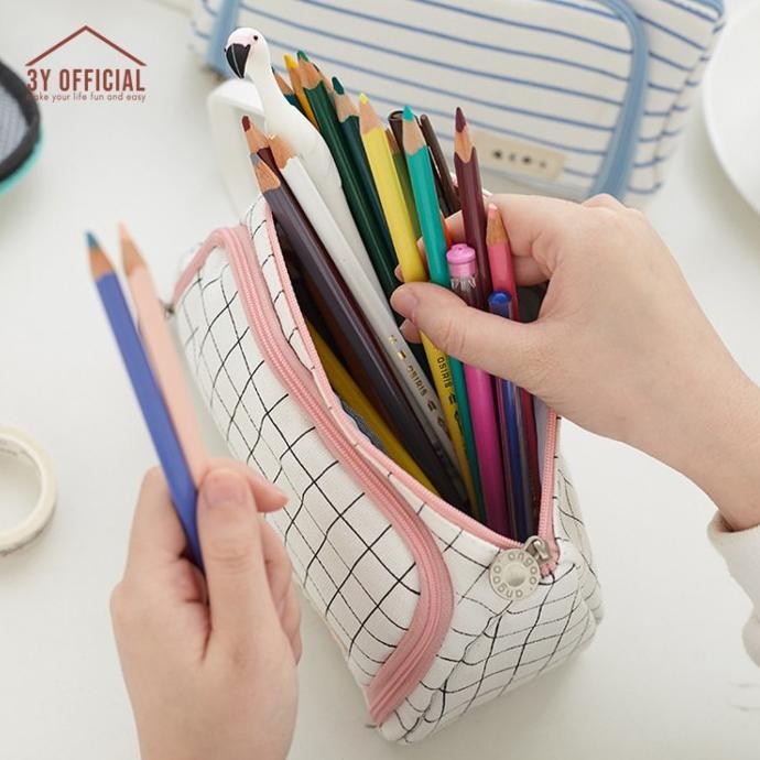 

3Y Angoo Case Pouch Kotak Tempat Box Pensil Anak Perempuan Laki Wanita Original Dan Terpercaya