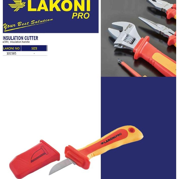 

Promo Pisau potong kabel listrik / Insulation Cutter LAKONI PRO 101585 COD