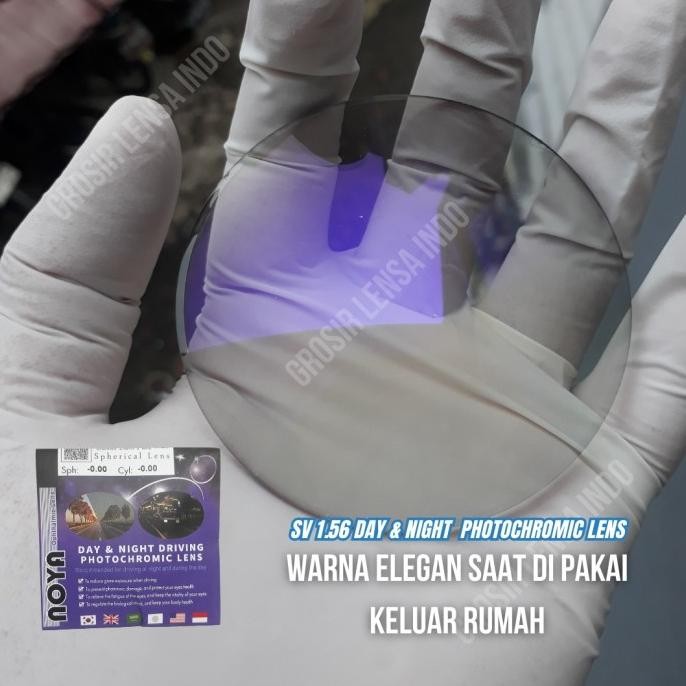 Lensa Kacamata NOYA SV 1.56 Bluecromic Day and Night Vision / Drive Terlaris