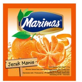 

SALE! MARIMAS MINUMAN SACHET RASA JERUK [8 GR /120 SACHET /1 BAL ]