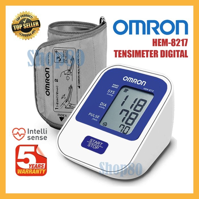 Tensimeter Digital Lengan Pengukur Tekanan Tensi Darah Omicron Omron
