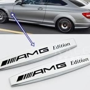 Emblem Fender AMG Edition Mercedes Benz / Fender Samping Mobil Mercy