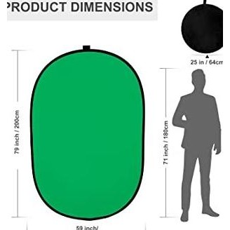 Green Screen Lipat Portable | Background Untuk Zoom