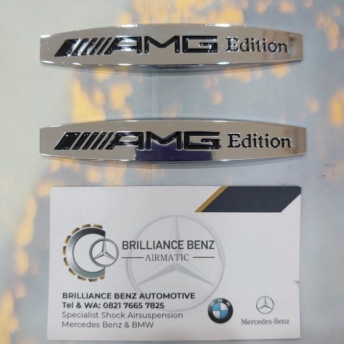 Emblem Fender AMG Edition Mercedes Benz / Fender Samping Mobil Mercy