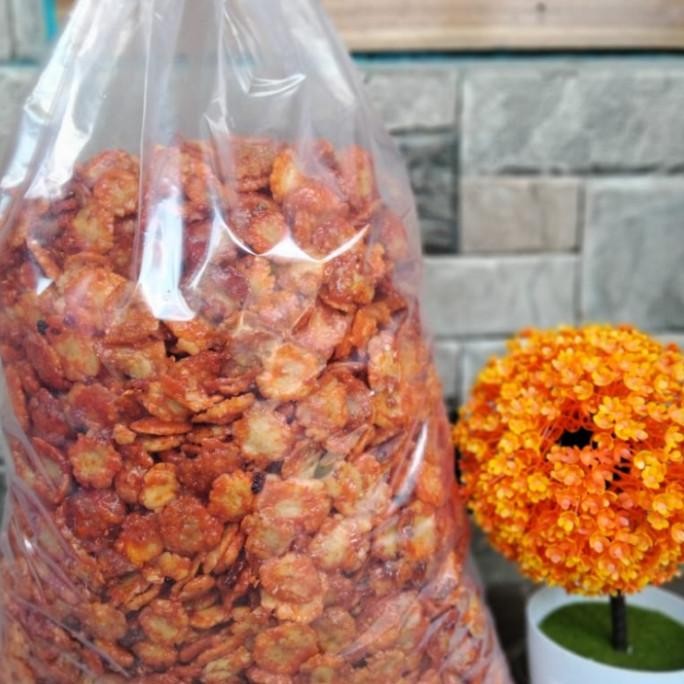 

trius emping balado pedas manis 1 kg celan kiloan / snack kiloan / celan