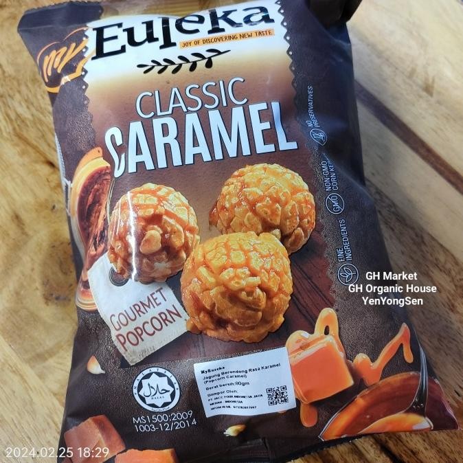 

stav eureka popcorn 80gr gourmet snacks import malaysia bestseller jajanan