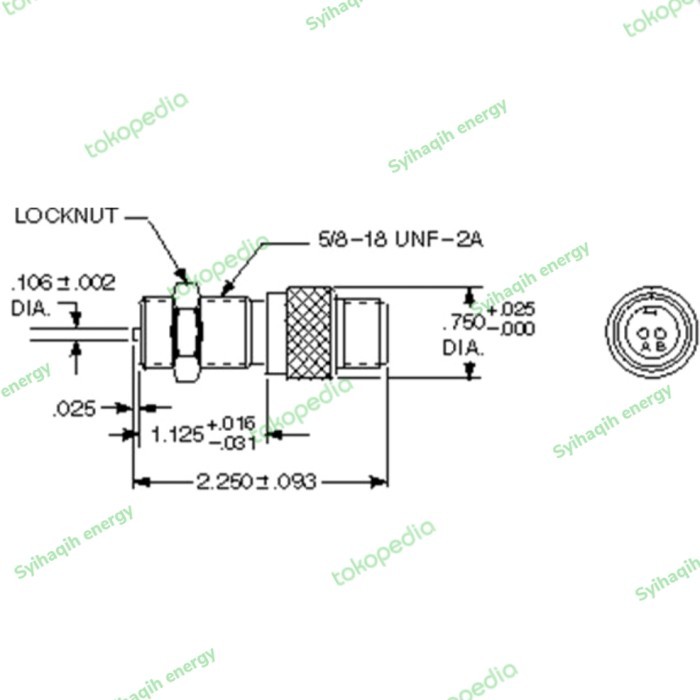 

Dynalco magnetic pickup/Speed sensor 1.125 inch - M102