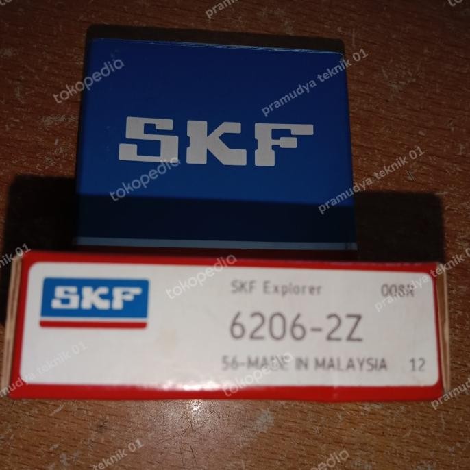 BEST BEARING KLAHER SKF 6206-2Z / SKF 6206 ZZ ORIGINAL