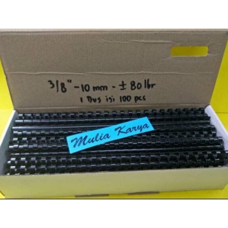 

RUBYSU SPIRAL JILID PLASTIK FOLIO 3/8' 10MM 23 LUBANG