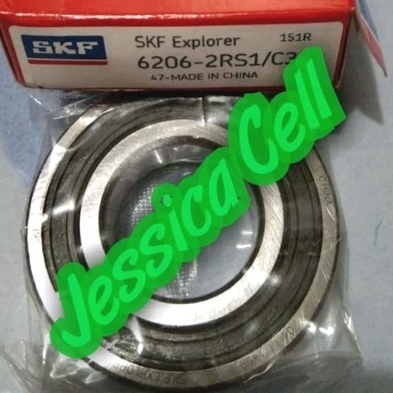 TERBARU BALL BEARING 6206 2RS C3 SKF / 6206-2RSH-C3 SKF