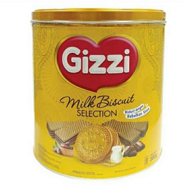 

GIZZI MILK BISCUIT SELECTION TIN 240 GR