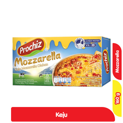 

Prochiz Mozzarella Keju Olahan Box 160 g