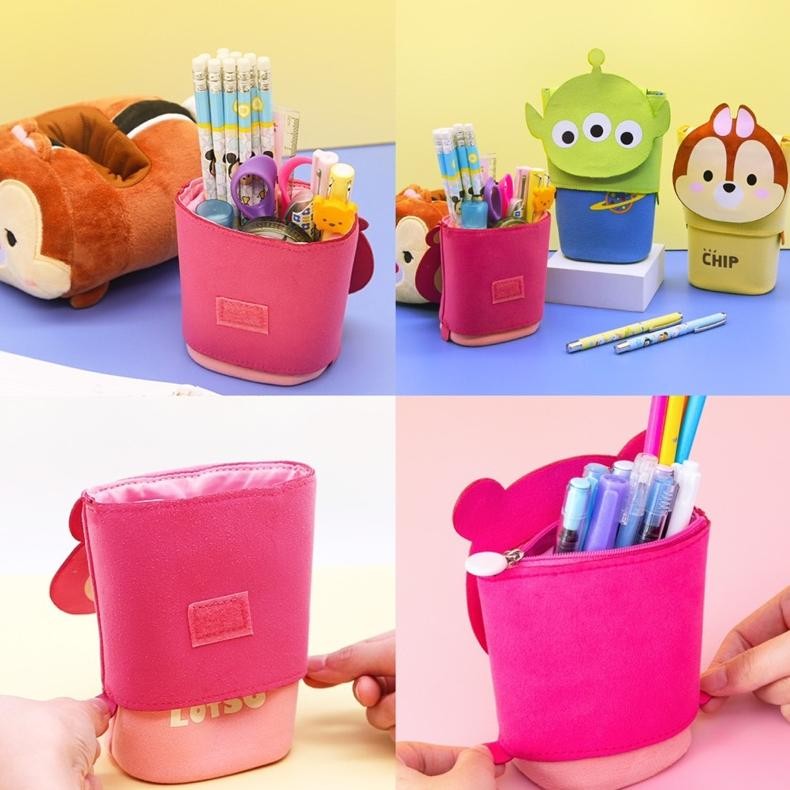 

COD disney tsum pencil box kotak pensil tempat pensil stationary box disney df-8