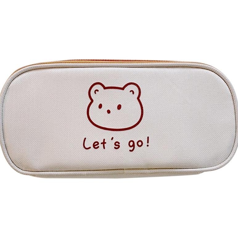 

VIRAL Mismi Annette Pencil Case Kotak Pensil Cute Bear Sekolah Perempuan Trendy - K1A Eh76