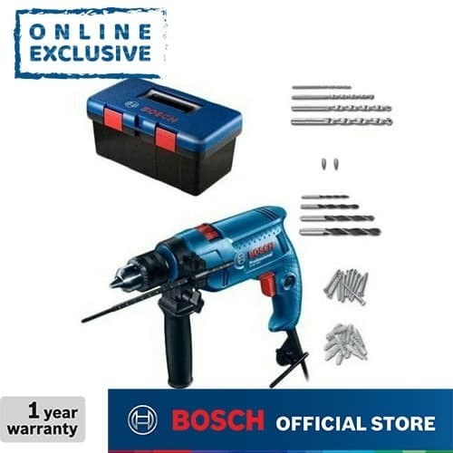 Bosch Bor Listrik Impact Set 13MM 550Watt GSB 550 Freedom Kit