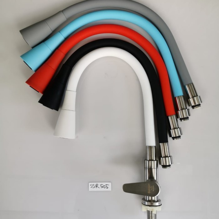 Kran Angsa Fleksibel Tanam Tancap Karet SOLIGEN SSR 505