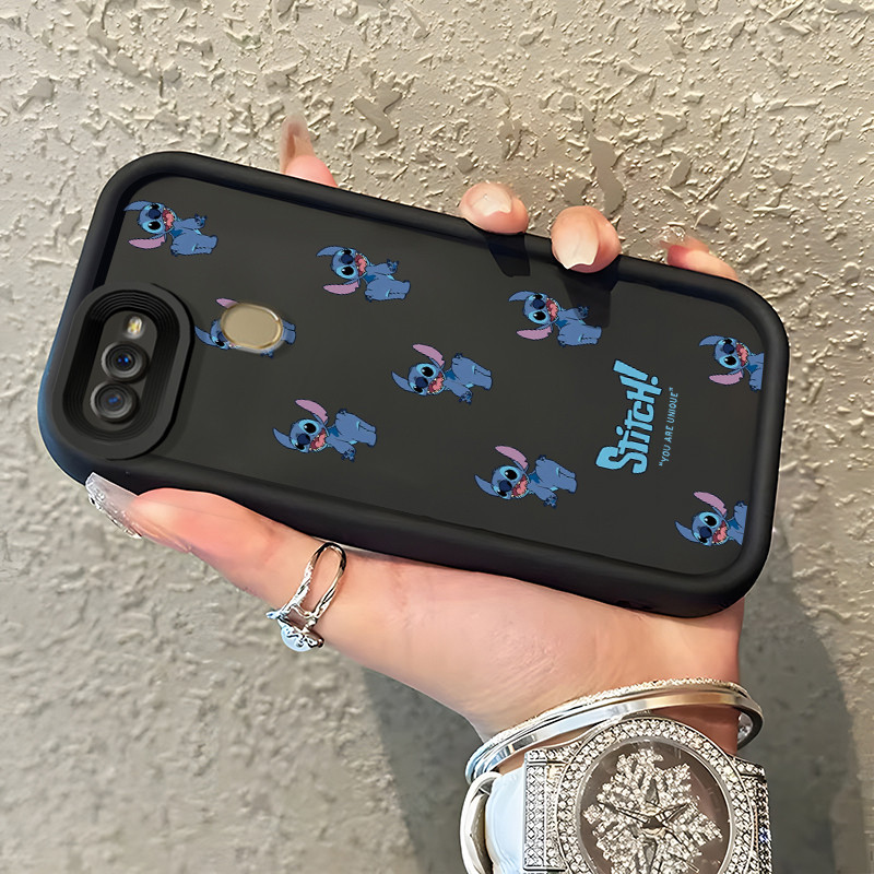 Casing Hp Untuk OPPO A7 OPPO A5s OPPO A12 OPPO A12S A11k Case Casing Softcase pola Blue Monster Cesi