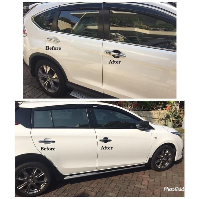 DOOR HANDLE PROTECTOR OUTER PELINDUNG PINTU CARBON MOBIL MG HS