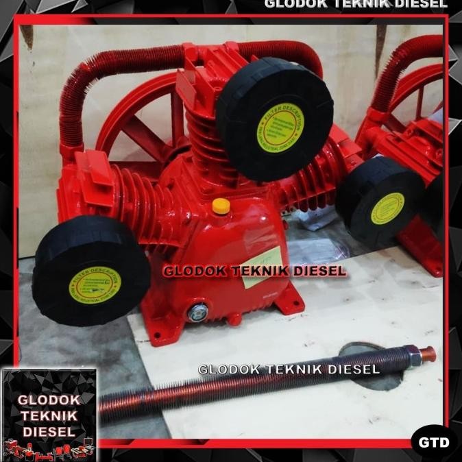 KEPALA KOMPRESOR 5 HP / BARE COMPRESSOR HEADPUMP AIR COMPRESSOR 5 HP