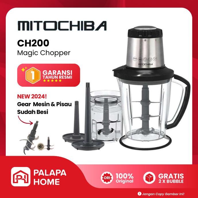 Mitochiba Chopper Ch 200 Choper Mito Ch200 Coper Blender Daging Bumbu