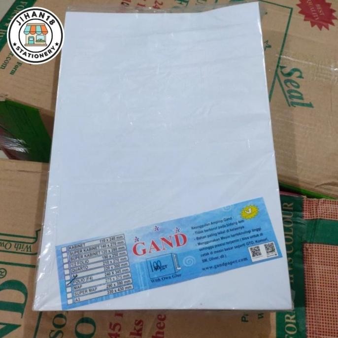 

Amplop Folio Putih + Lem