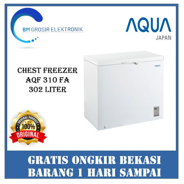 AQUA AQF 305 GC - CHEST FREEZER 290 LITER