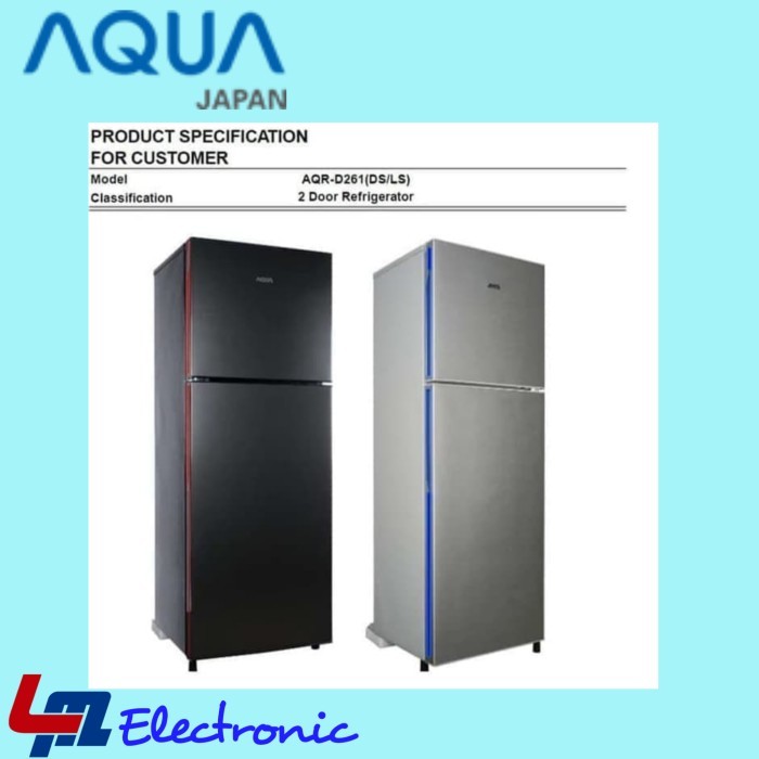 AQUA Kulkas 2D AQRD261DS / AQR D261DS
