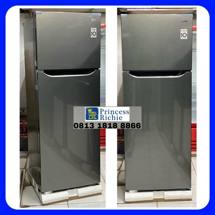 Lemari es LG Smart inverter 2 pintu GN-B 215 SQMT