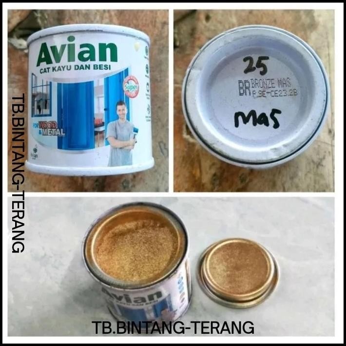 

Avian Bronze Mas Cat Minyak Besi Kayu 100 Cc