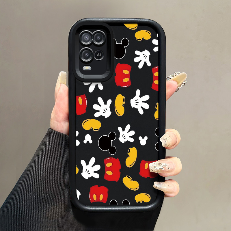 Casing Hp OPPO A54 Case Casing pelindung silikon HP Kesing lunak baru Softcase Mouse layar penuh