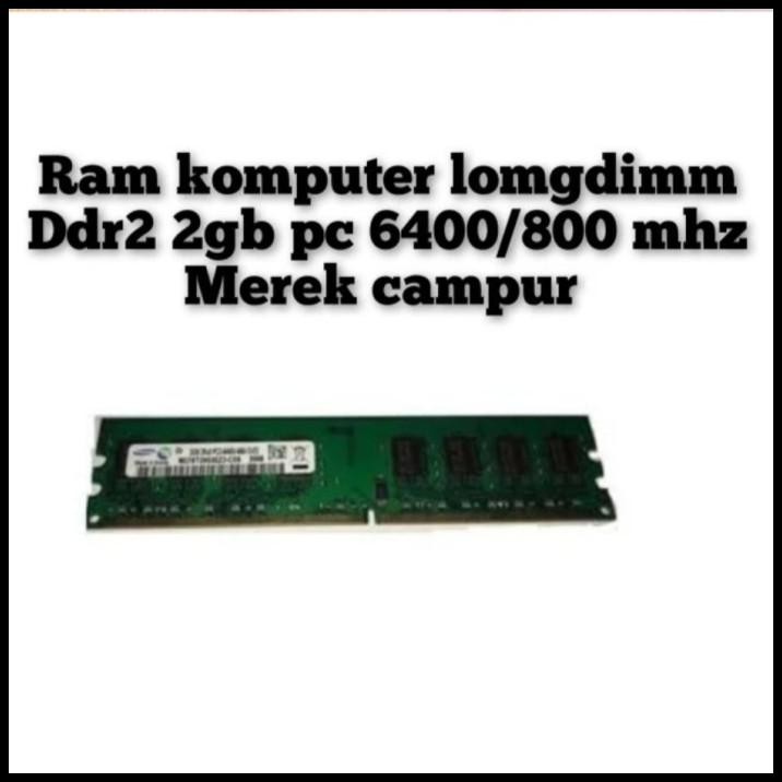 RAM KOMPUTER DDR2 2GB MEMORI KOMPUTER DDR2 2GB RAM PC DDR2 2GB