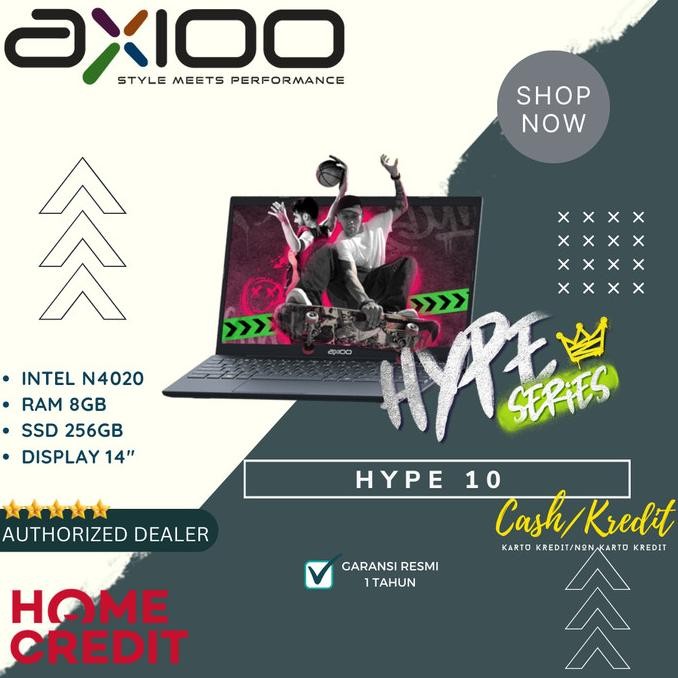 Laptop Axioo Mybook Hype 10 Intel N4020/8Gb/256Gb/14"
