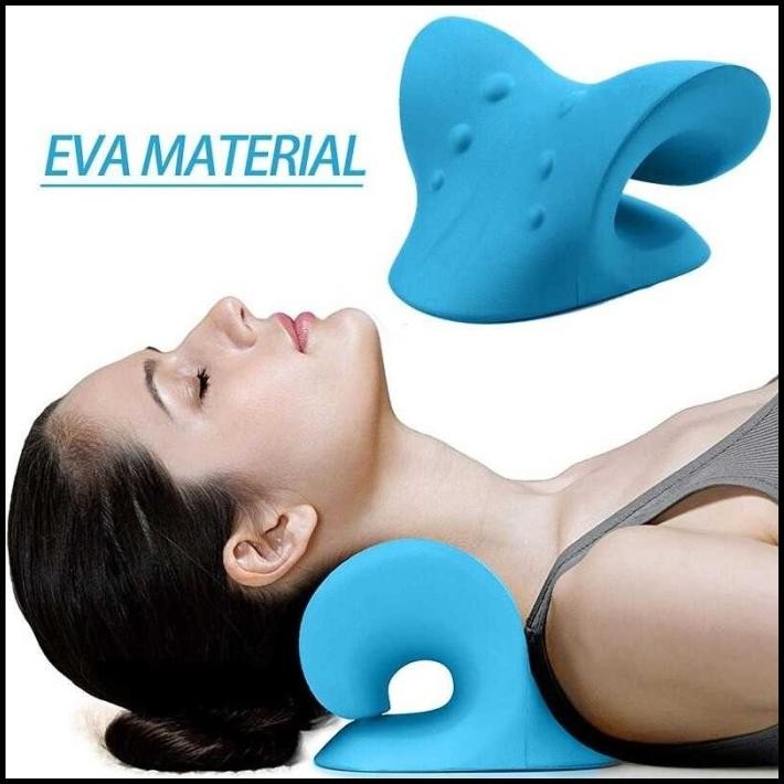 Alat Terapi Leher Kaku Bantal Relaksasi Leher Punggung Cervical Neck