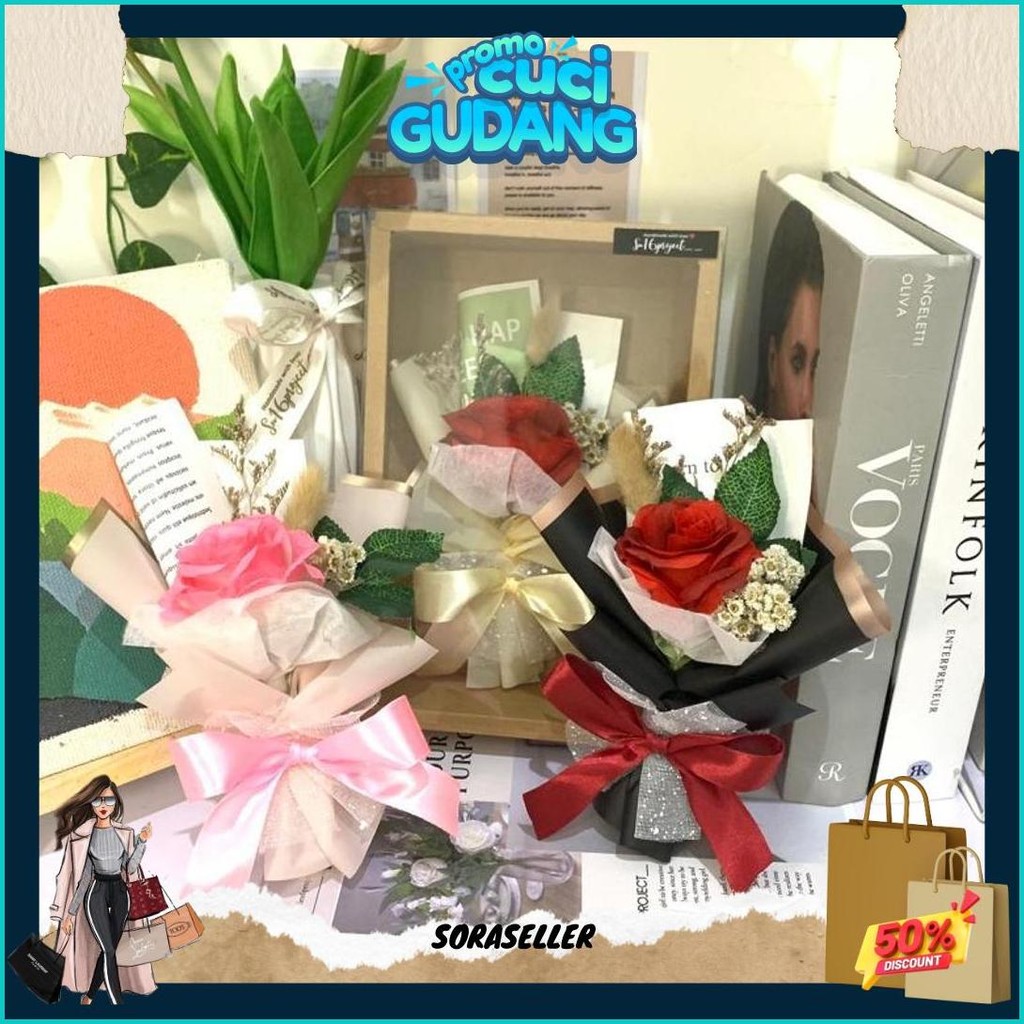 

Gift Flower Box || Kado Valentine || Flower In Box || Buket Bunga || Kado Makassar Bisa Cod