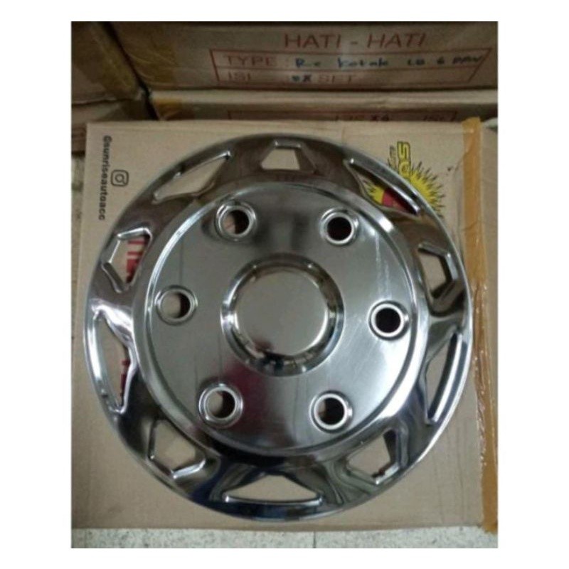 Dop Roda/Weldop Truk/Truck Canter Ring 16 Lobang 6 Bintang (4pcs)