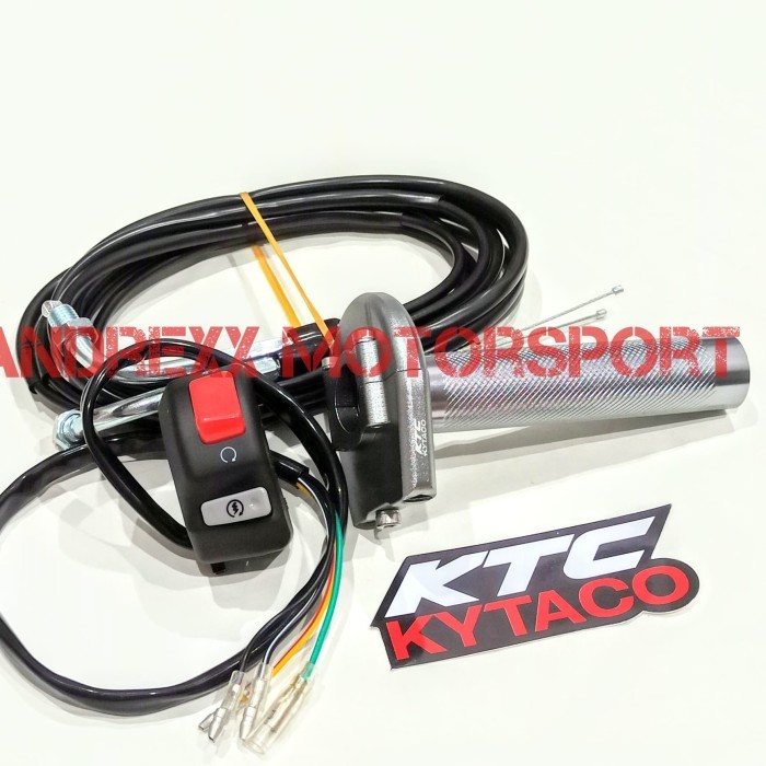 Gas Spontan KTC-Kytaco AT-02+Saklar KTC SOO-117 Nmax-Xmax-Aerox 155