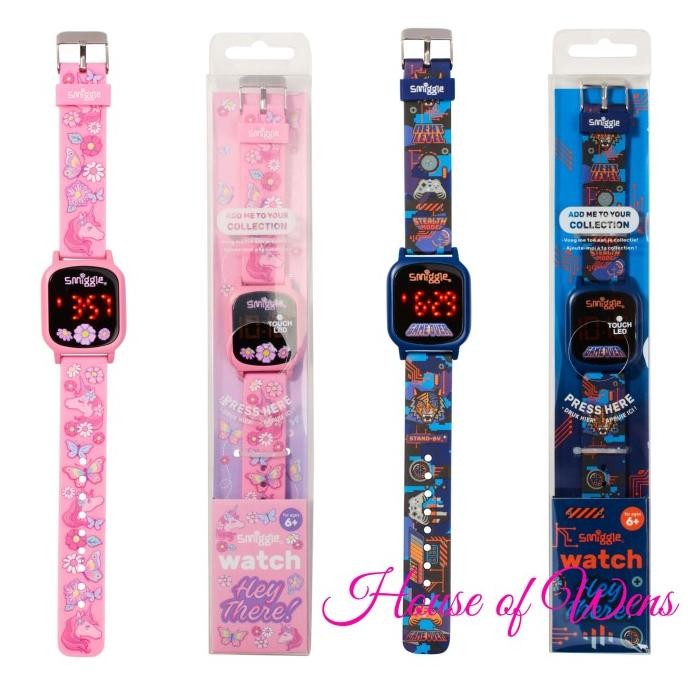 Smiggle Hey There Watch Led Original - Jam Tangan Smiggle