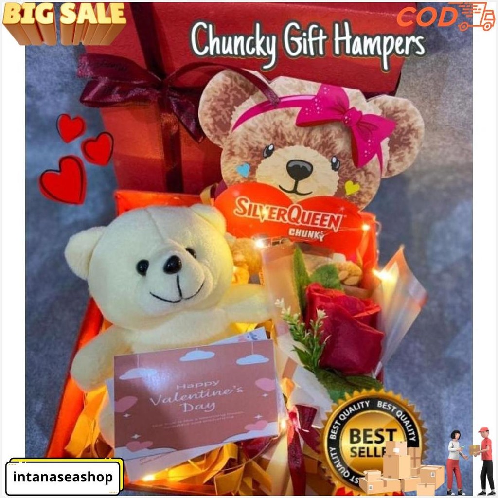 

Hampers Snack Box Cokelat Kado Ulang Tahun Valentine Hadiah Pacar Gift Box Buket Murah Hadiah Siap Kirim