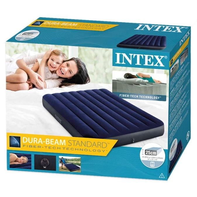 Intex Kasur Angin Durabeam Double Blue 64758