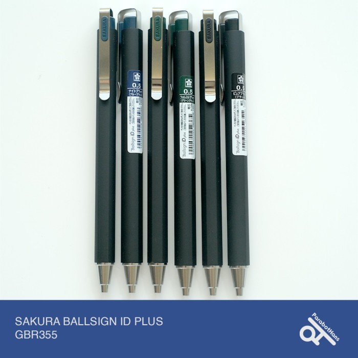 

Pulpen Sakura Ballsign Id Plus 0,5Mm (Gbr355)