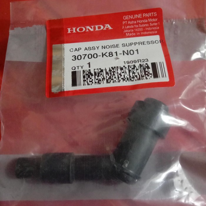 TUTUP BUSI BEAT ESP SCOOPY ESP 30700-K81-N01 30700K81N01 ASLI AHM