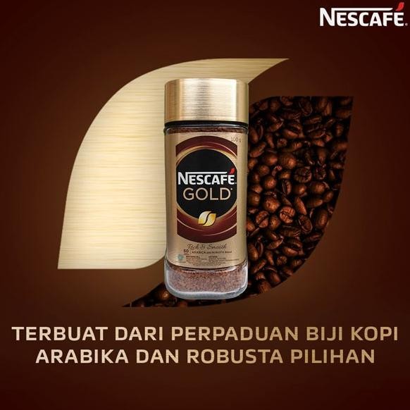 

Nescafe Gold Kopi Instan Kopi Hitam 100G Jar Original Dan Terpercaya
