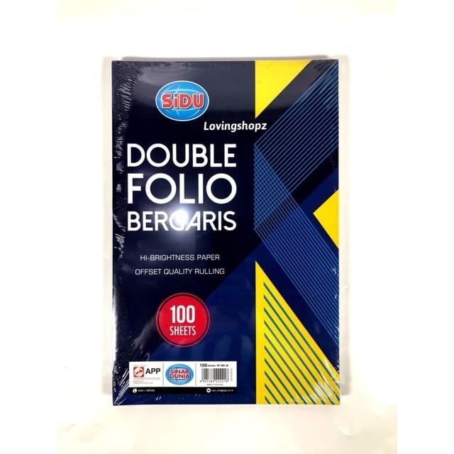 

Kertas Double Folio Bergaris