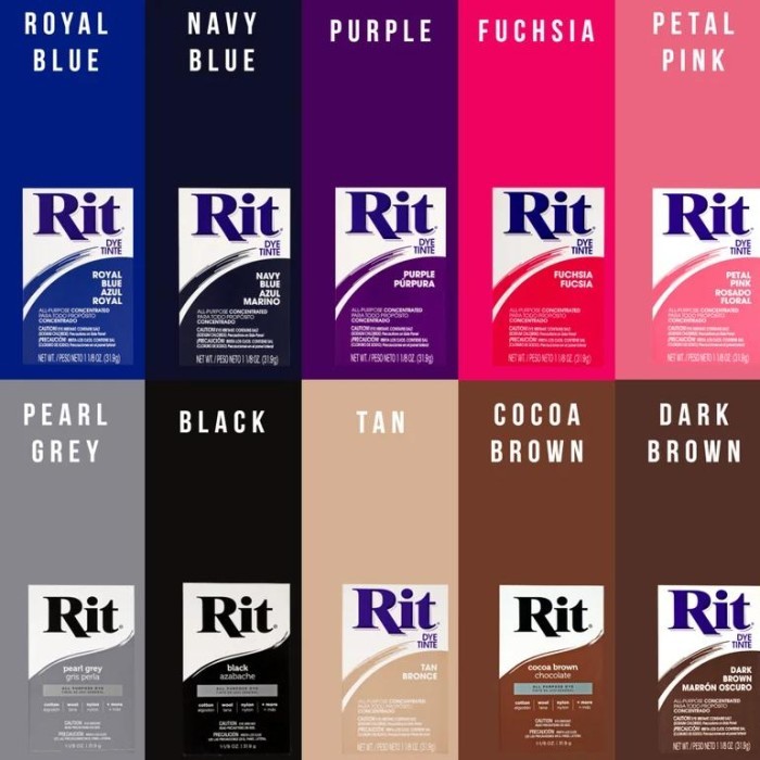 

PROMO! Pewarna Pakaian Rit Dye Powder VARIAN